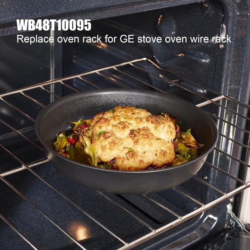 IHOUMEX WB48T10095 Oven Rack Replacement 23 3/4 x 17 1/4 Inch Compatible with GE Hotpoint Oven Stove Wire Rack Replace WB48K5019, AP5665850, PS249547, WB48K0001, WB48K4 (1 Pack) - Image 4